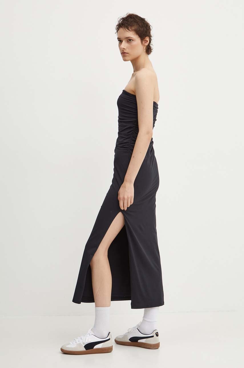 Abercrombie & Fitch rochie culoarea negru, maxi, mulată
