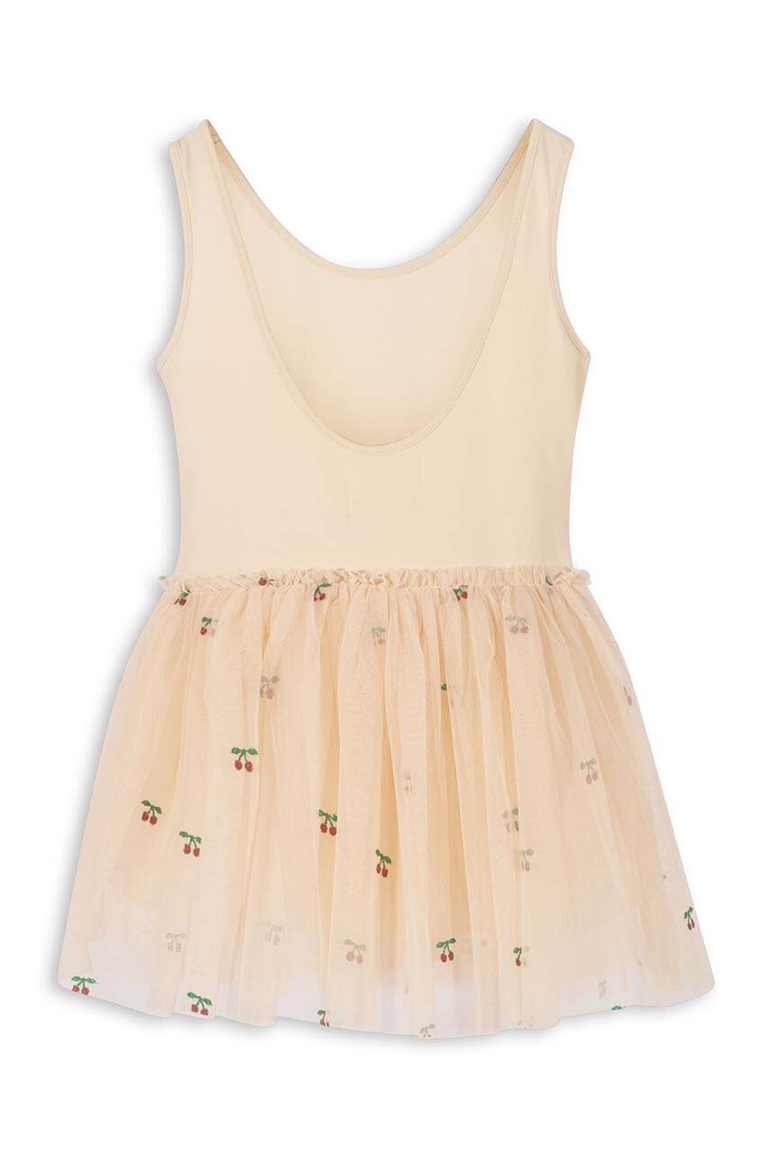 Детское платье Konges Sløjd цвет розовый mini расклешённая