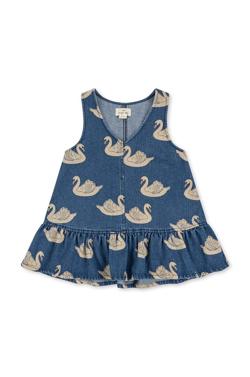 Детское джинсовое платье Konges Sløjd mini расклешённая Детское джинсовое платье Konges Sløjd mini расклешённая
