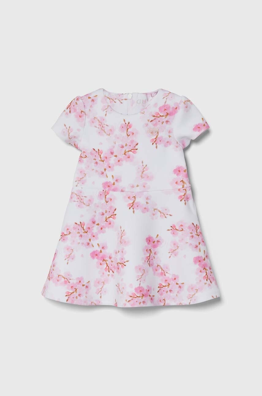 

Детское платье Guess цвет розовый mini расклешённая