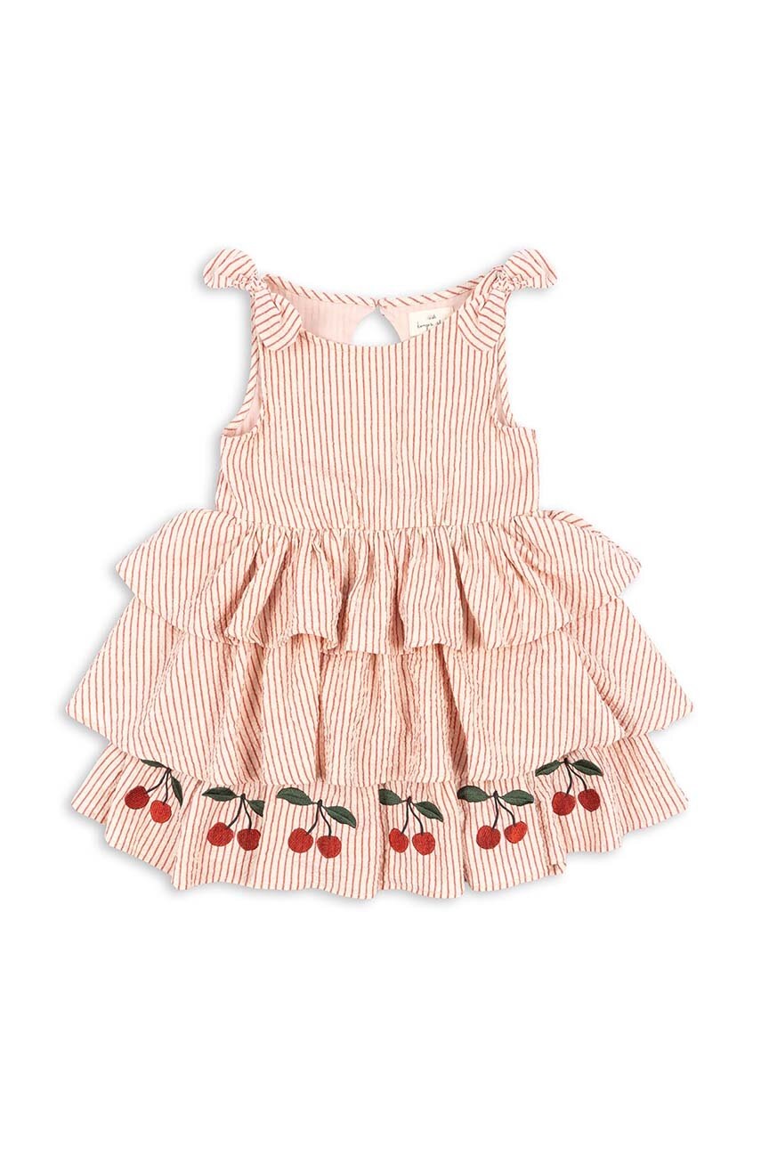 Детское платье Konges Sløjd цвет красный mini расклешённая