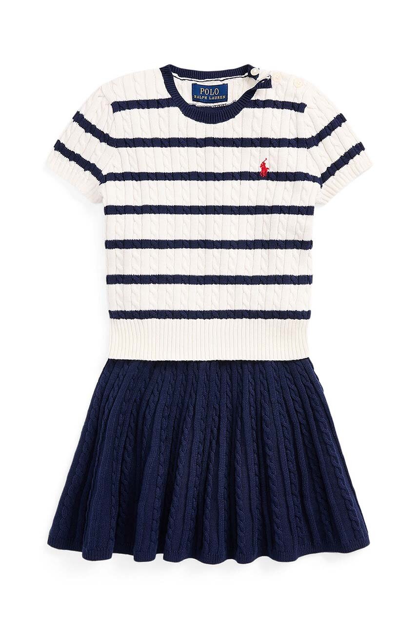 Dětská souprava Polo Ralph Lauren černá barva