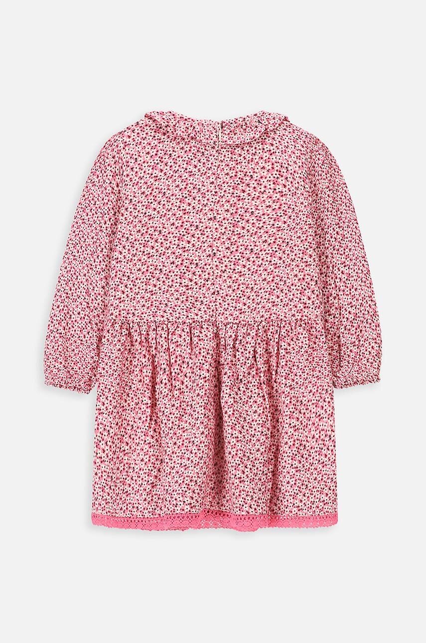 Детское платье Coccodrillo цвет розовый mini расклешённая