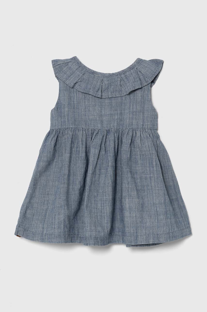 Детское хлопковое платье United Colors of Benetton mini расклешённая