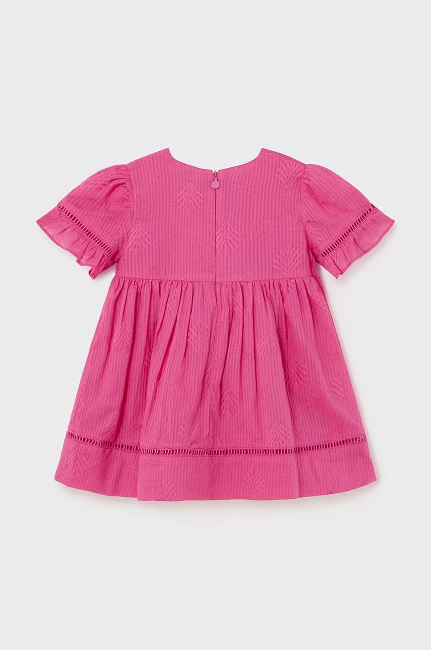Платье для младенцев Mayoral цвет розовый mini расклешённая