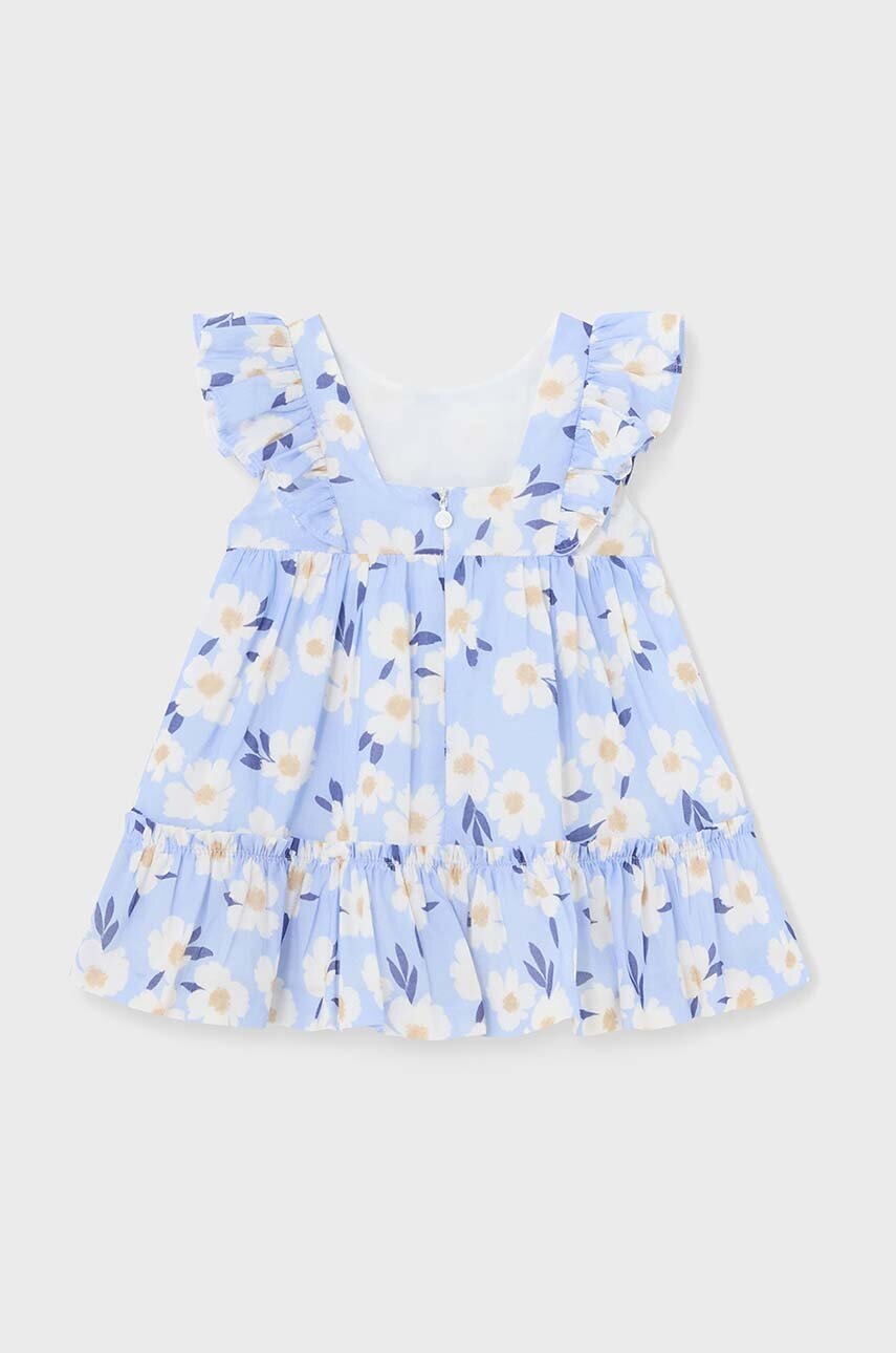 Детское хлопковое платье Mayoral mini расклешённая