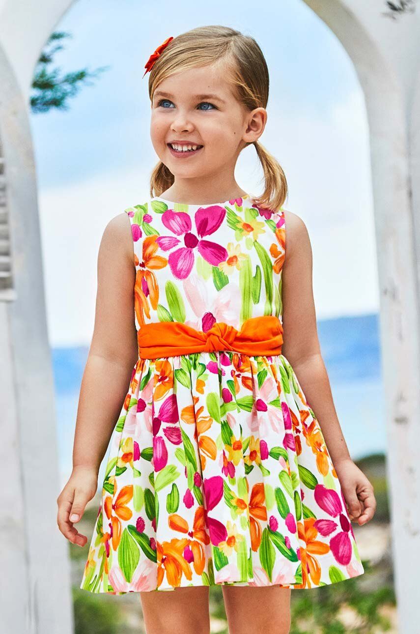 Dětské bavlněné šaty Mayoral mini