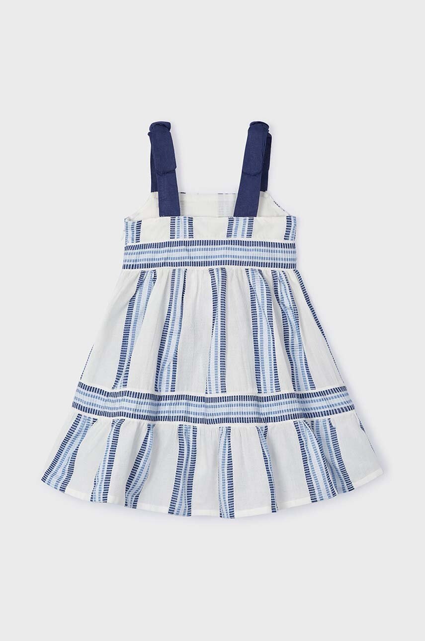 Детское платье Mayoral цвет синий mini расклешённая