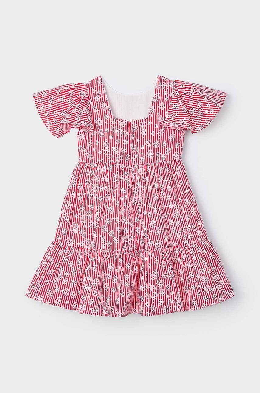 Детское платье Mayoral цвет фиолетовый mini расклешённая