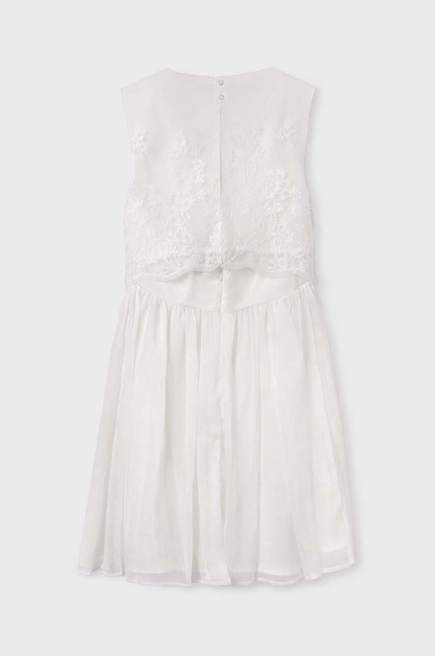 Дитяча сукня Mayoral колір бежевий mini розкльошена в Полтаві Дитяча сукня Mayoral колір бежевий mini розкльошена в Полтаві