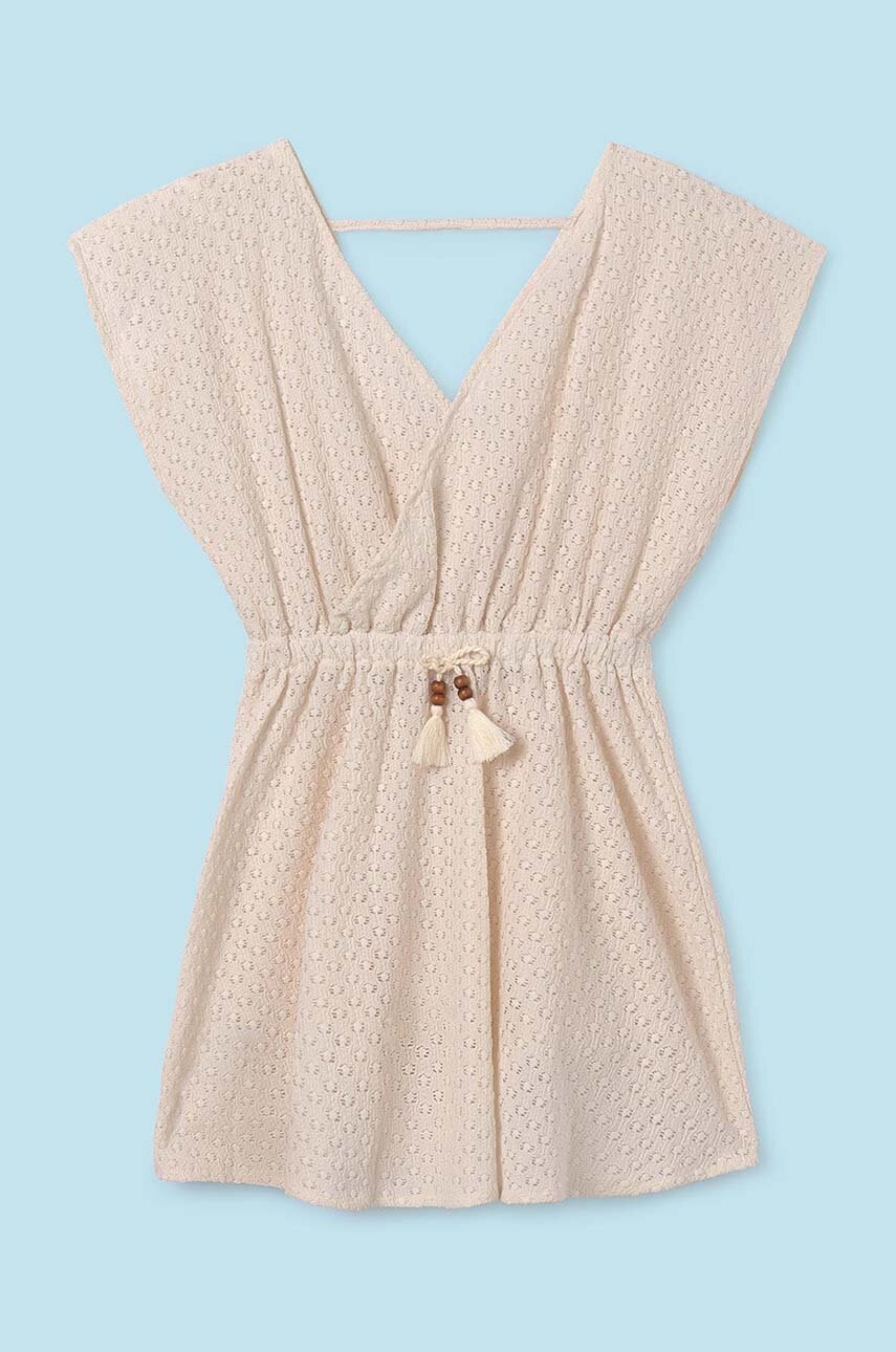 Детское платье Mayoral цвет оранжевый mini расклешённая Детское платье Mayoral цвет оранжевый mini расклешённая