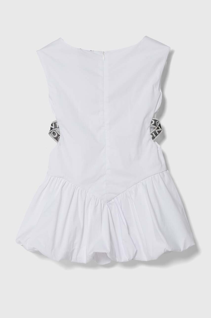 Детское платье Pinko Up цвет белый mini расклешённая