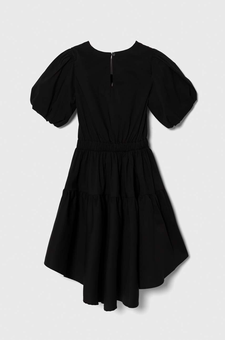Детское платье Pinko Up цвет чёрный mini расклешённая
