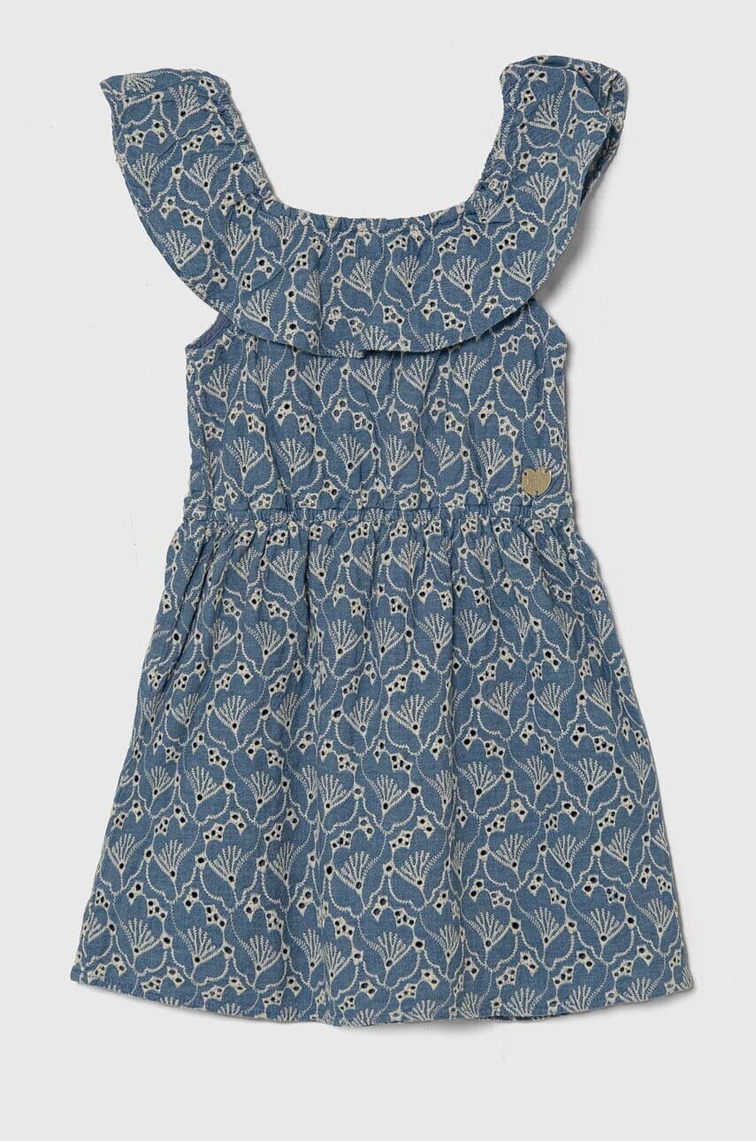 Levně Dětské riflové šaty Guess mini