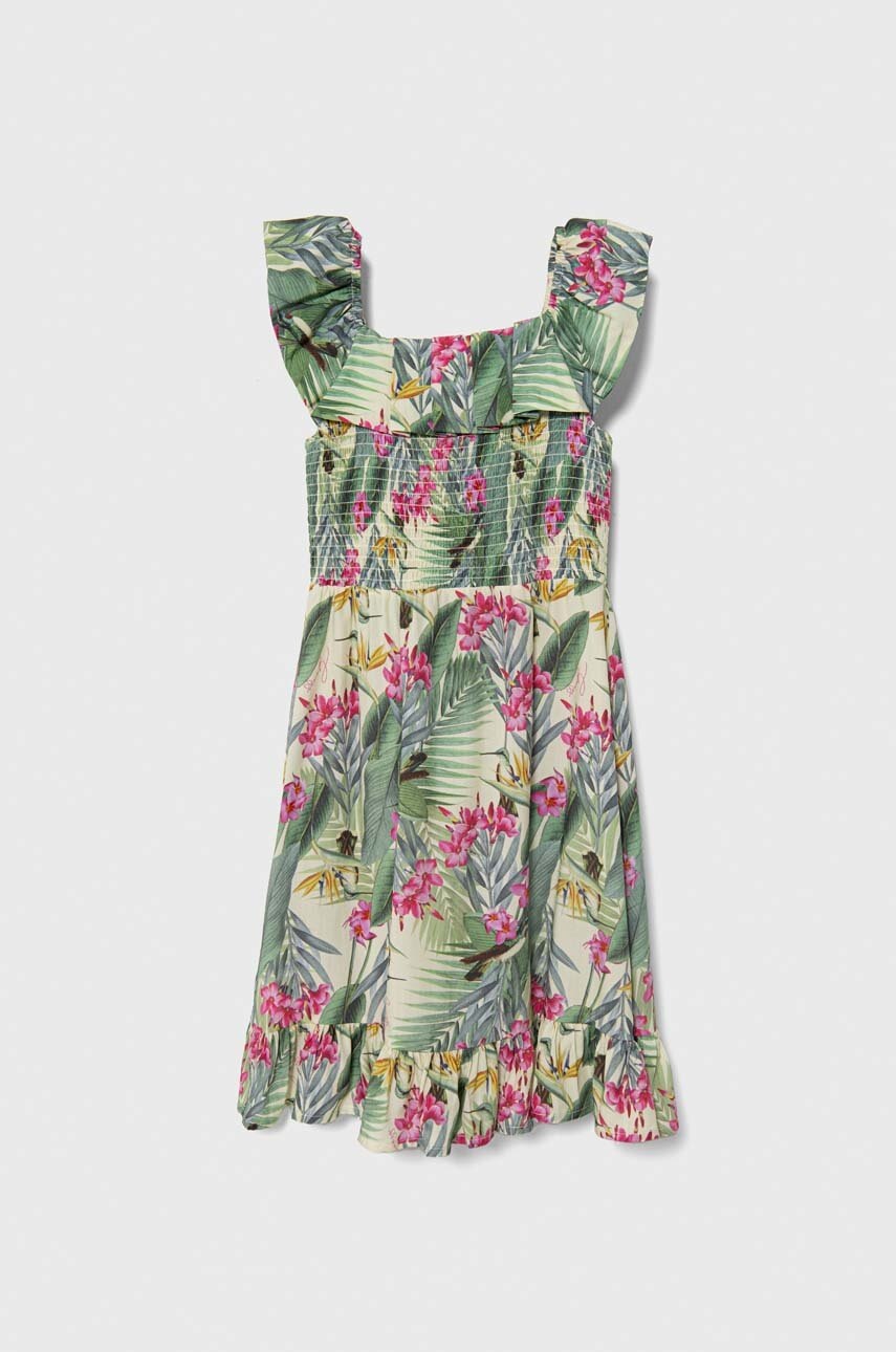 Детское платье Guess цвет зелёный mini расклешённая в Сумах Детское платье Guess цвет зелёный mini расклешённая в Сумах