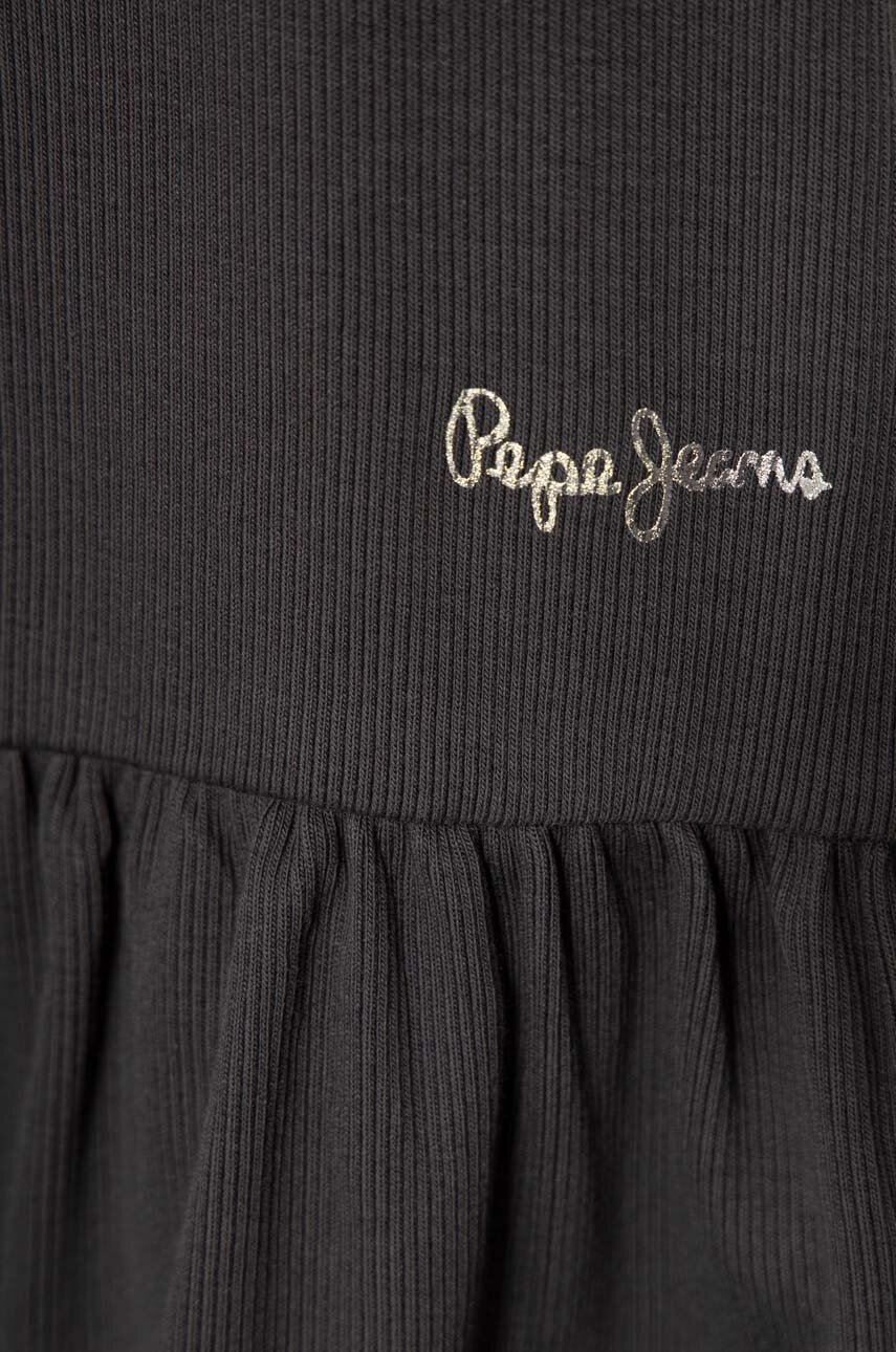 Pepe Jeans gyerek ruha ROMINA szürke, mini, harang alakú termék 2. képe