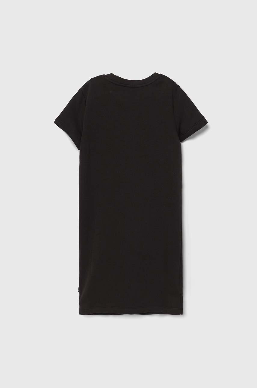 Дитяча сукня Puma ESS+ Logo Dress TR G колір чорний mini пряма