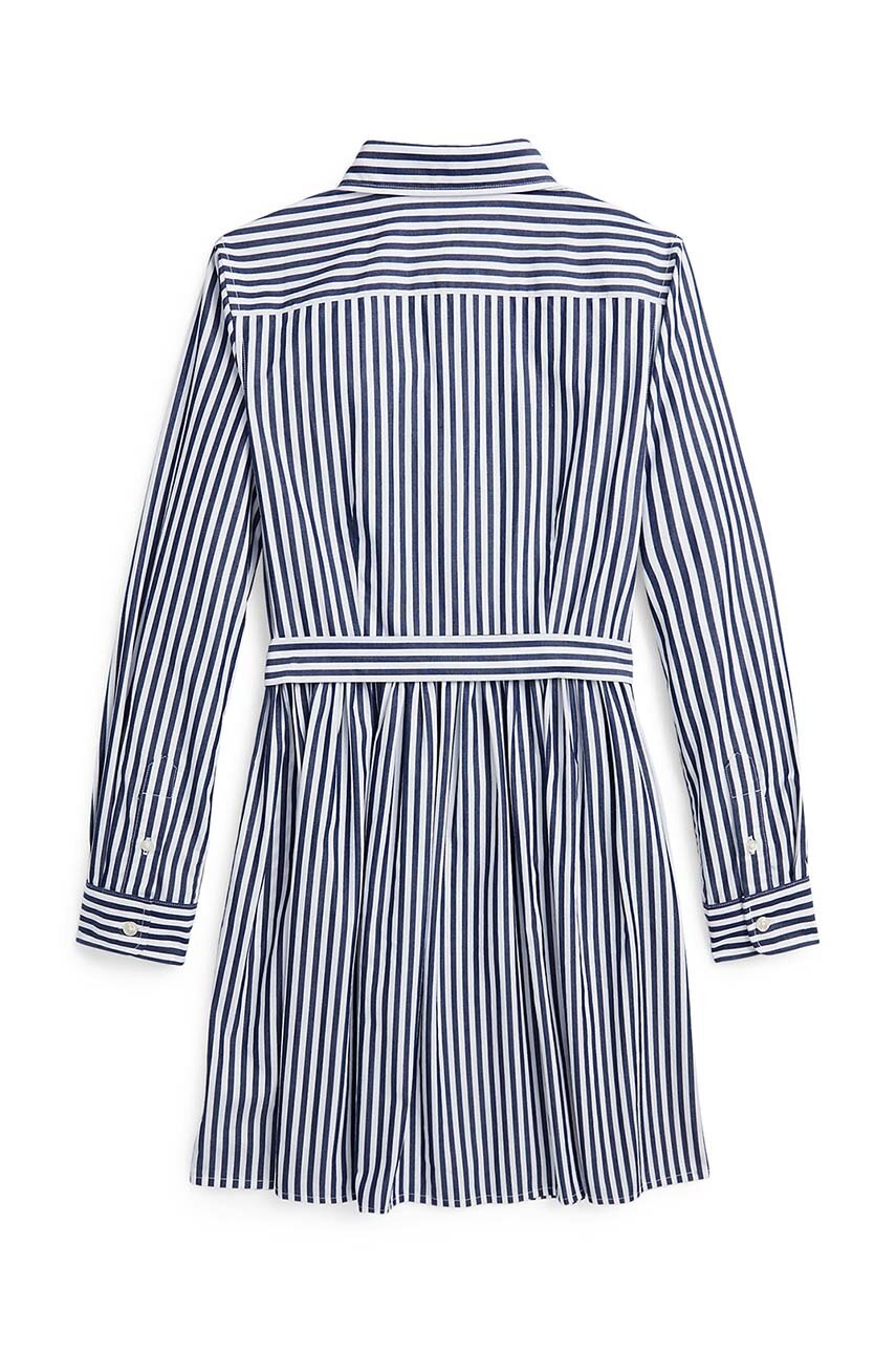 Хлопковое детское платье Polo Ralph Lauren mini прямое 313934134003