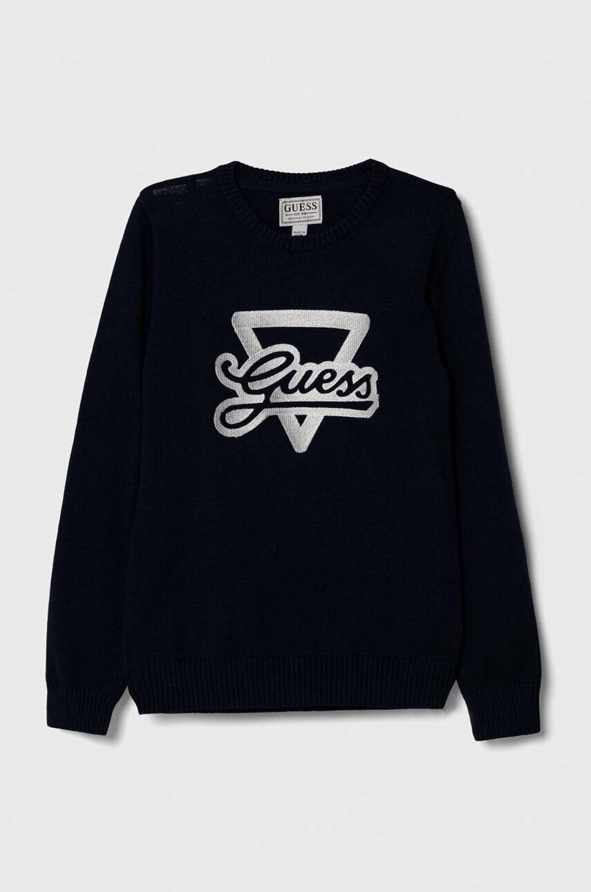 

Детский свитер Guess цвет синий лёгкий