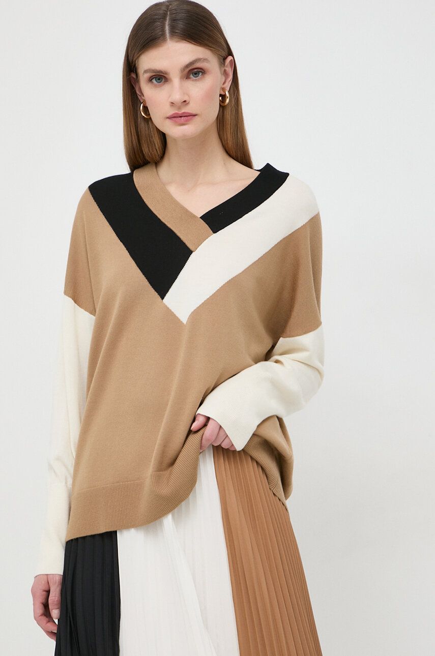 BOSS pulover de lana femei, light