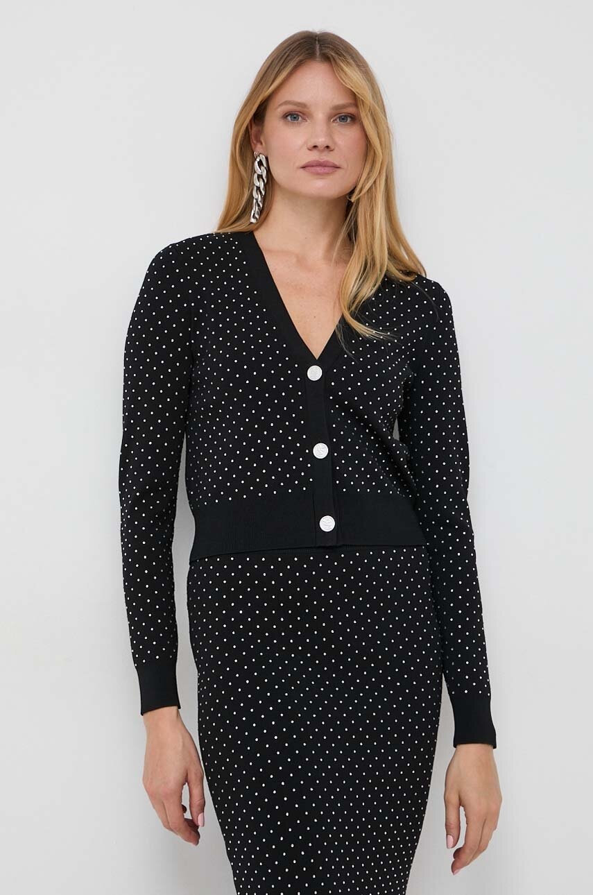 Michael Michael Kors Cardigan Femei, Culoarea Negru, Light