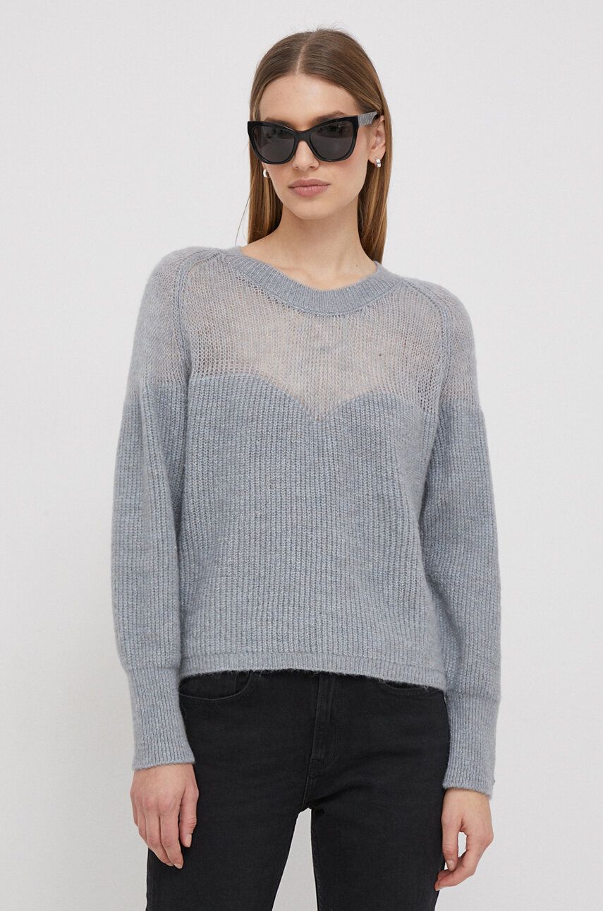 Pepe Jeans pulover din amestec de lana FEMKE femei, călduros