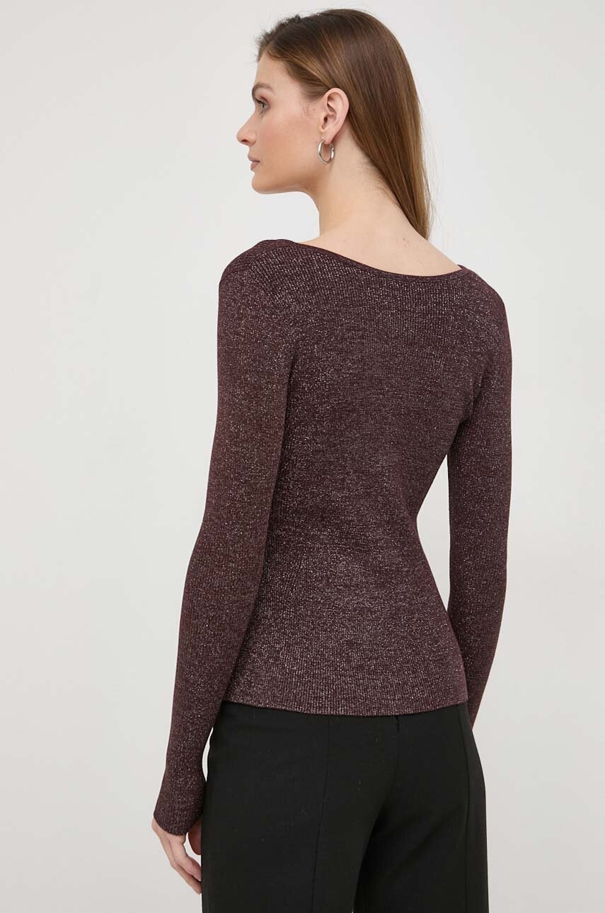 Πουλόβερ Max Mara Leisure χρώμα: καφέ φωτογραφία