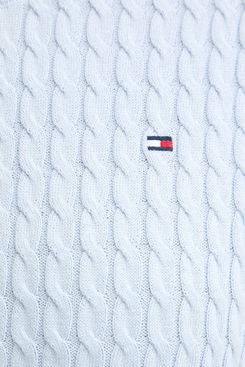 Tommy Hilfiger sveter s krátkym rukávom dámsky bavlnený