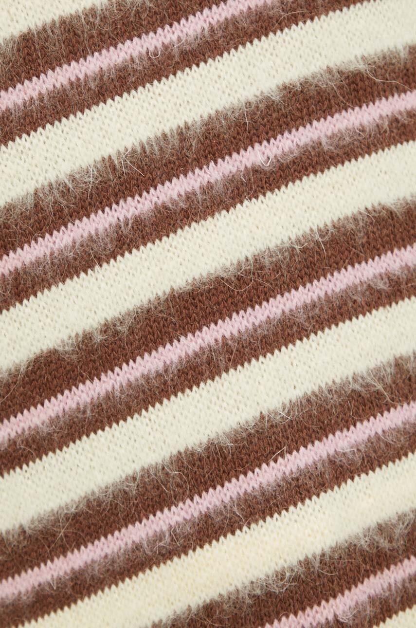 Πουλόβερ Samsoe Samsoe χρώμα: καφέ φωτογραφία