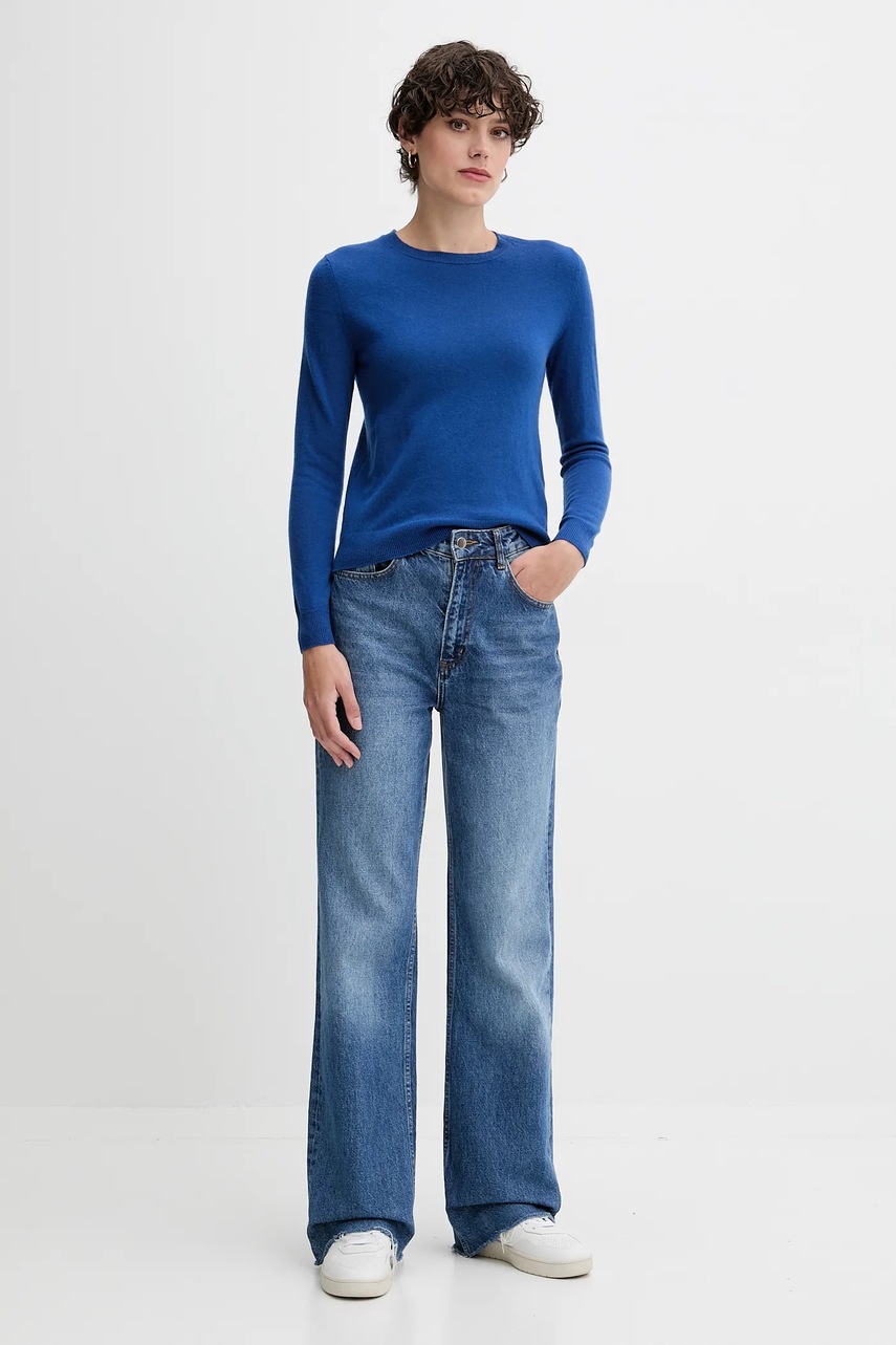 Шерстяной свитер United Colors of Benetton лёгкое