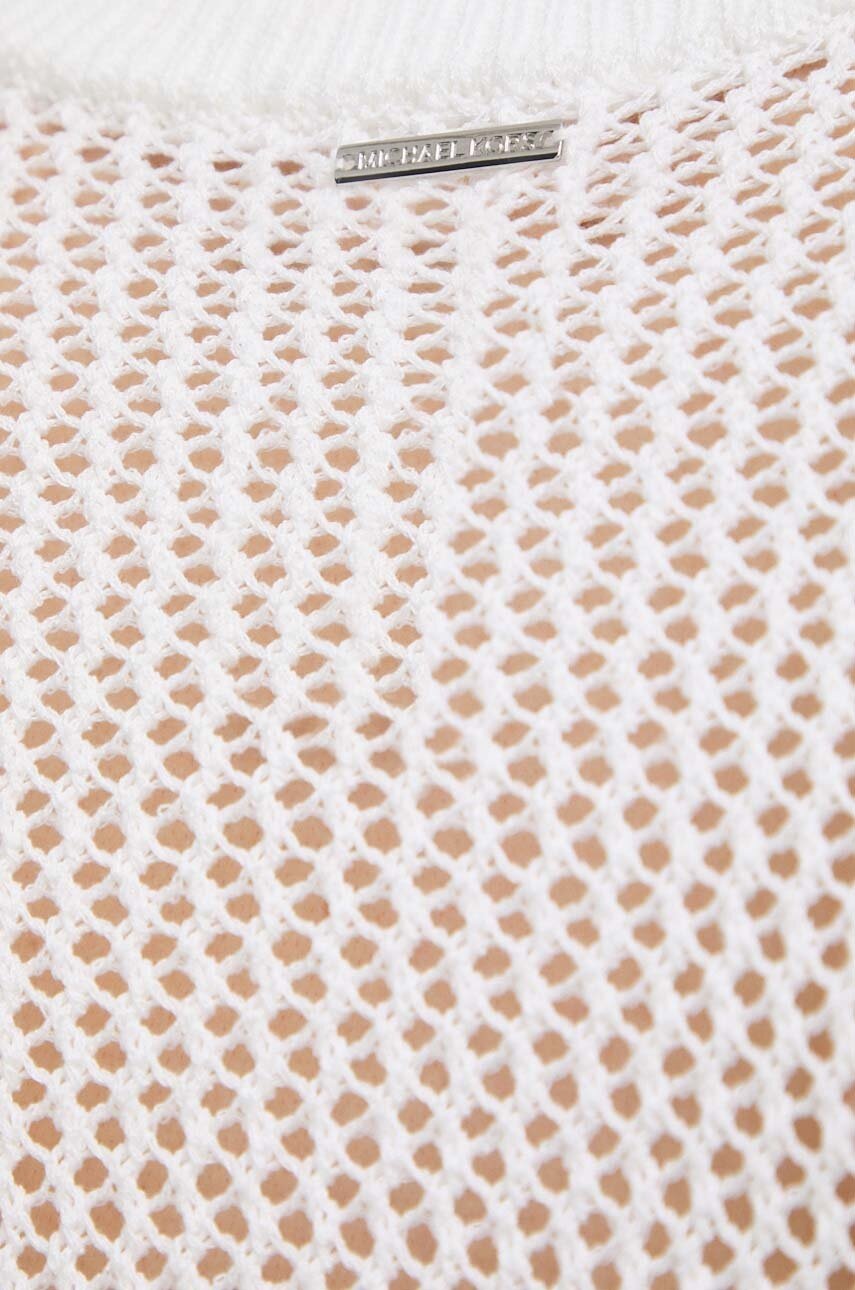 Πουλόβερ MICHAEL Michael Kors χρώμα: μπεζ φωτογραφία