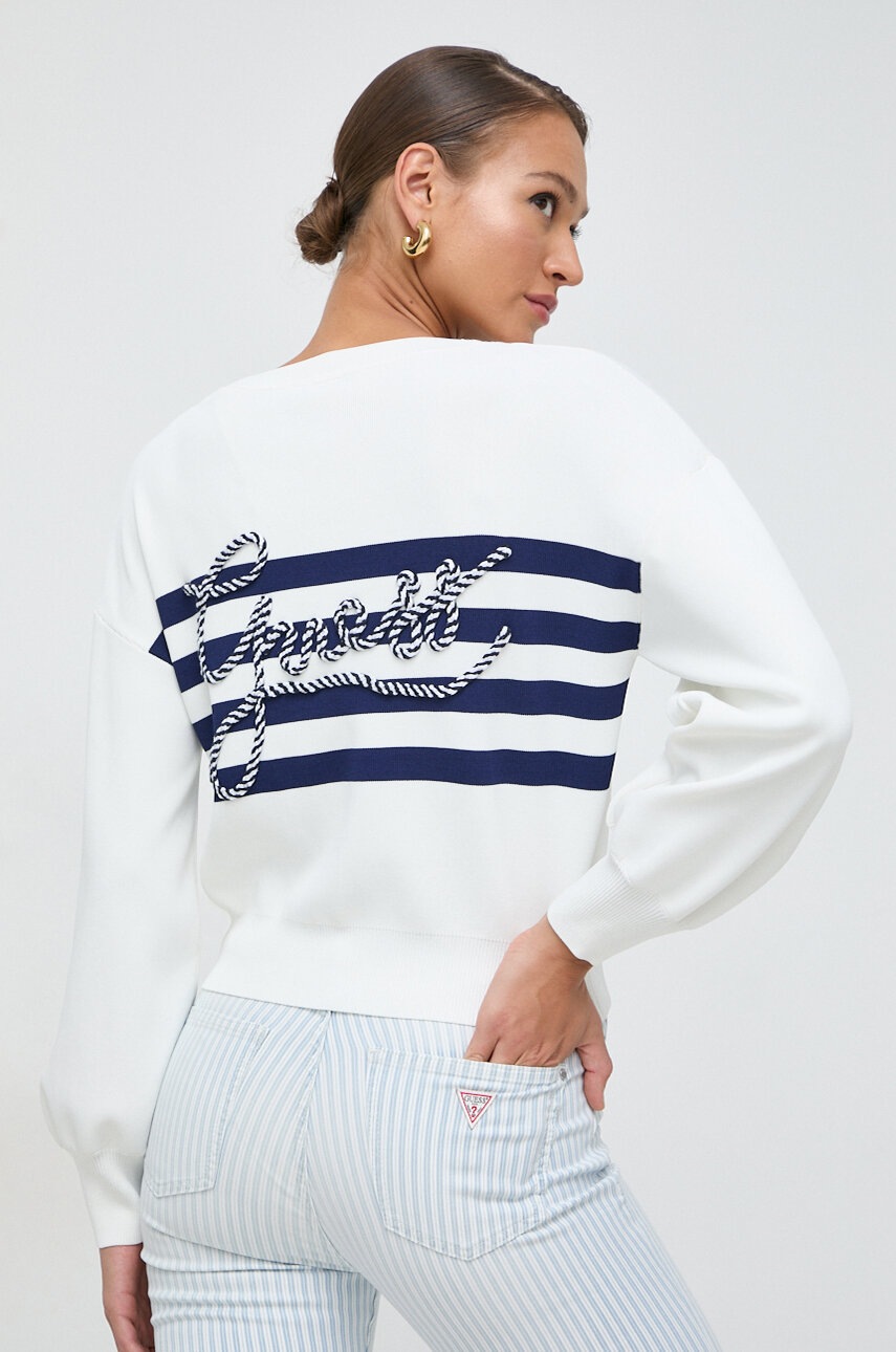 

Жилетка Guess RACHEL в бяло от лека материя W4GR40 Z3DY0, Бял