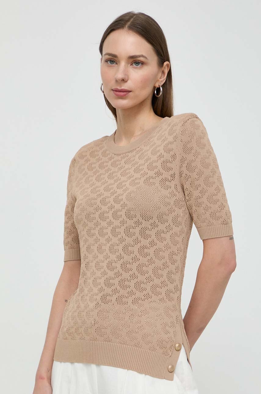 

Пуловер Guess BELLE дамски в бежово от лека материя W4GR15 Z36O0, Бежов