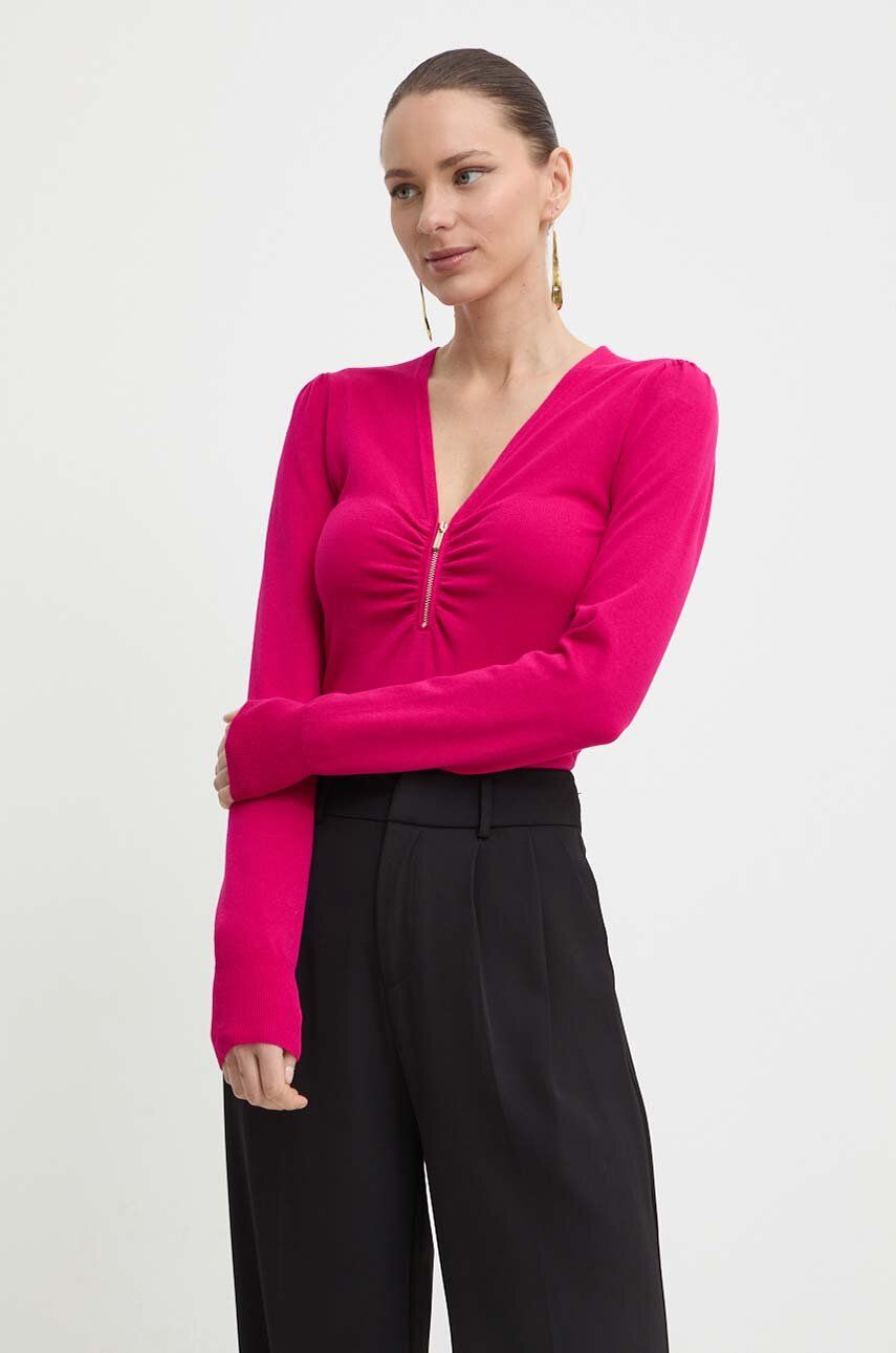 Morgan pulover MZIPA femei, culoarea roz, MZIPA