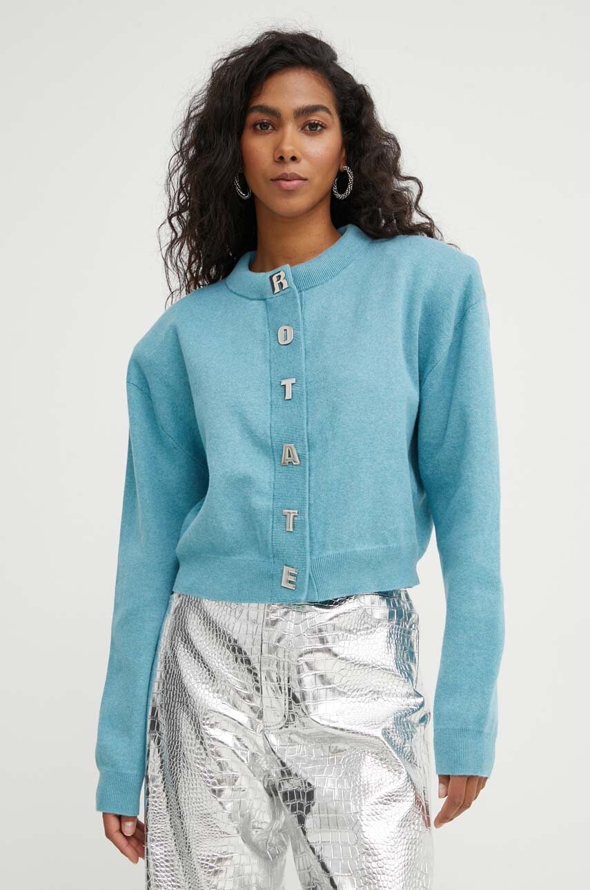 Rotate cardigan din amestec de casmir