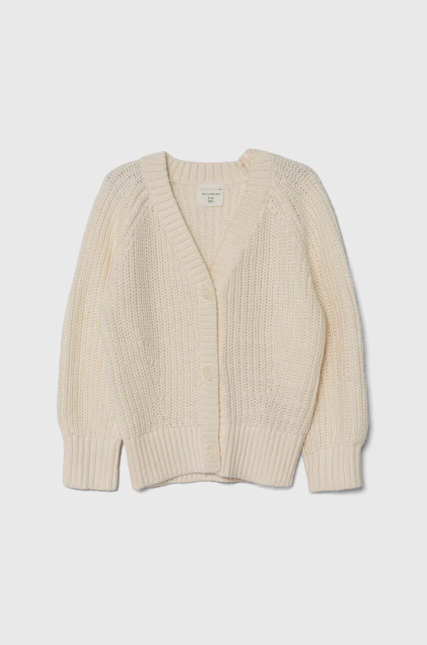 Abercrombie & Fitch cardigan copii culoarea bej