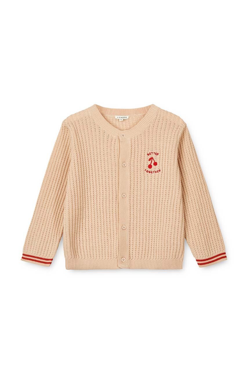 Детский кардиган Liewood Siba Knit Cardigan цвет красный