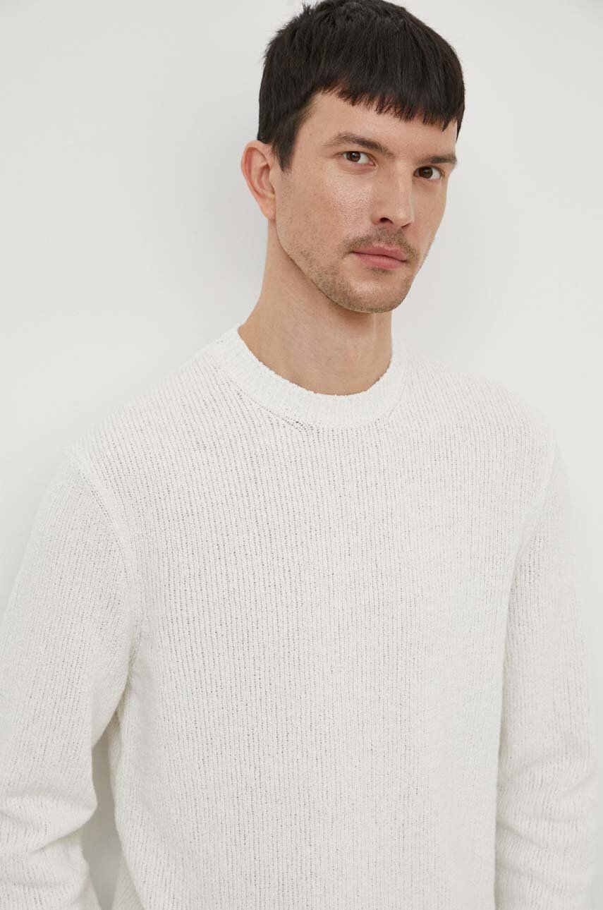 BOSS pulover bărbați, culoarea alb 50511773