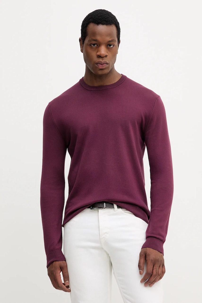 Levně Bavlněný svetr United Colors of Benetton modrá barva, 1098U1I76