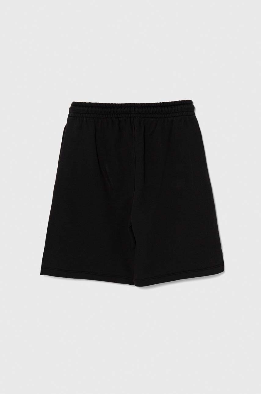 Дитячі шорти Calvin Klein Jeans колір чорний регульована талія