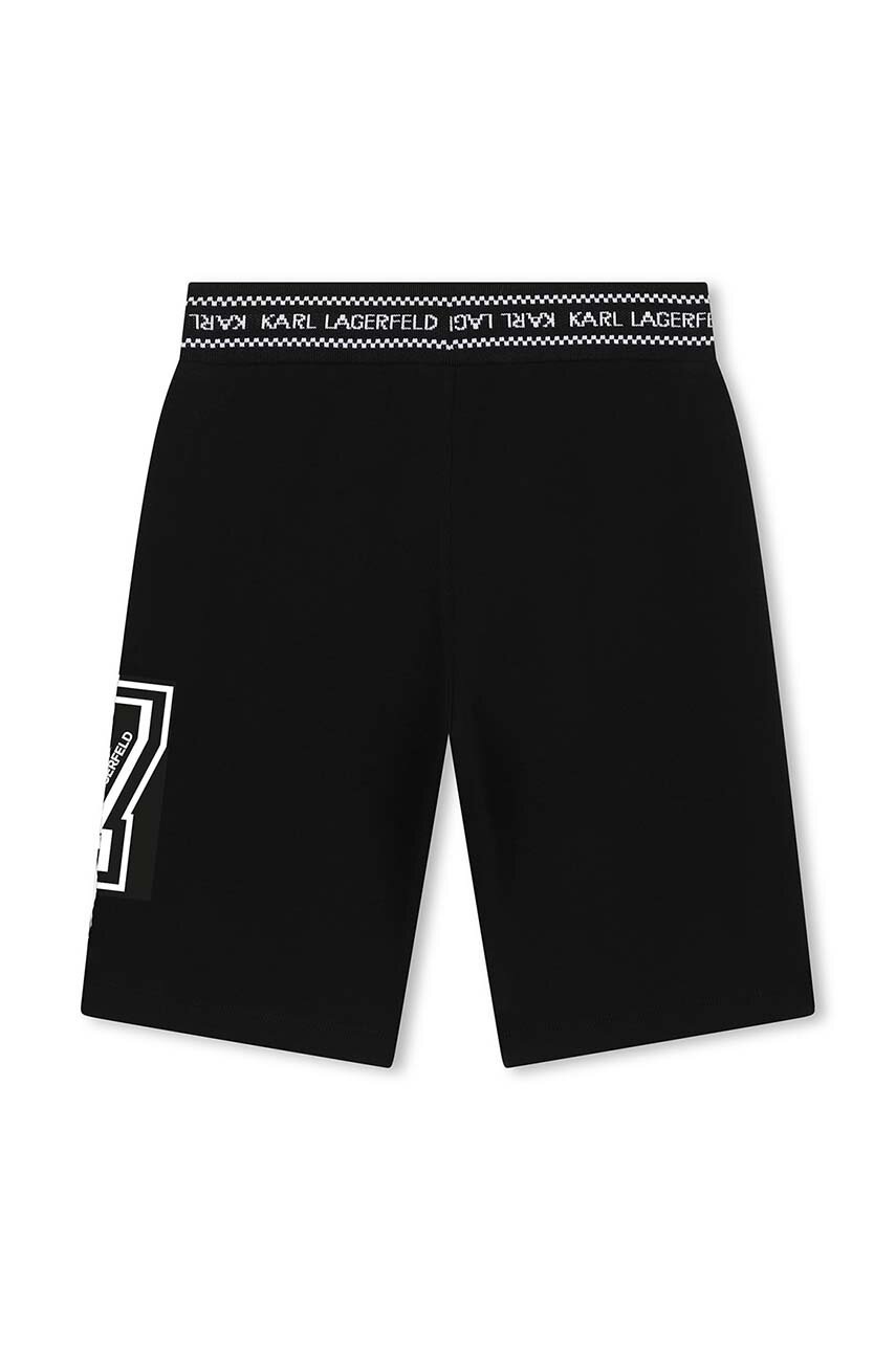 Детские шорты Karl Lagerfeld цвет чёрный Детские шорты Karl Lagerfeld цвет чёрный