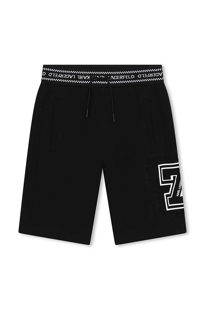 Детские шорты Karl Lagerfeld цвет чёрный Детские шорты Karl Lagerfeld цвет чёрный