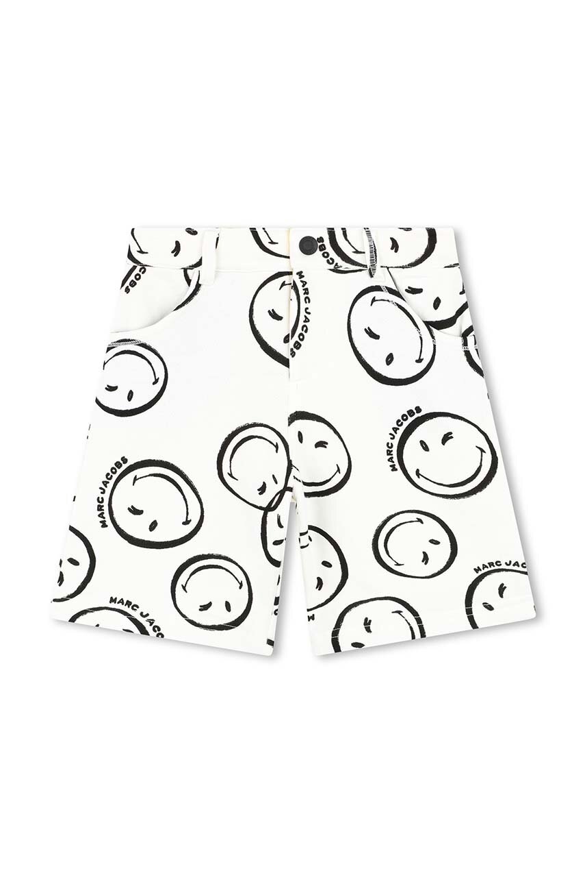 Детские хлопковые шорты Marc Jacobs цвет бежевый Детские хлопковые шорты Marc Jacobs цвет бежевый