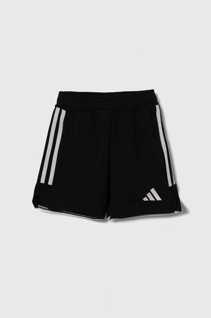 Детские шорты adidas Performance TIRO23L SW SHOY цвет чёрный регулируемая талия Детские шорты adidas Performance TIRO23L SW SHOY цвет чёрный регулируемая талия