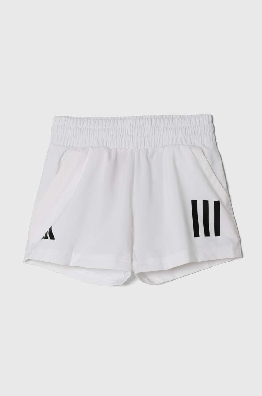 adidas Performance pantaloni scurti copii culoarea alb, talie reglabila