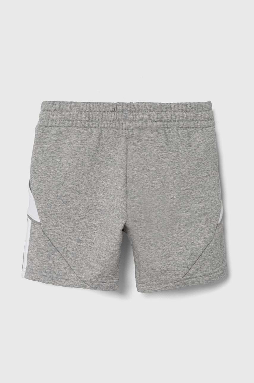 Детские шорты adidas Performance TIRO24 SWSHOY цвет серый меланж регулируемая талия