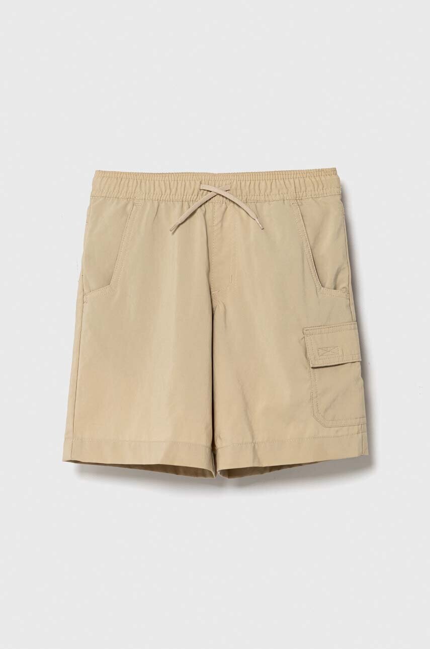 Columbia pantaloni scurti copii Silver Ridge Utilit culoarea bej, talie reglabila