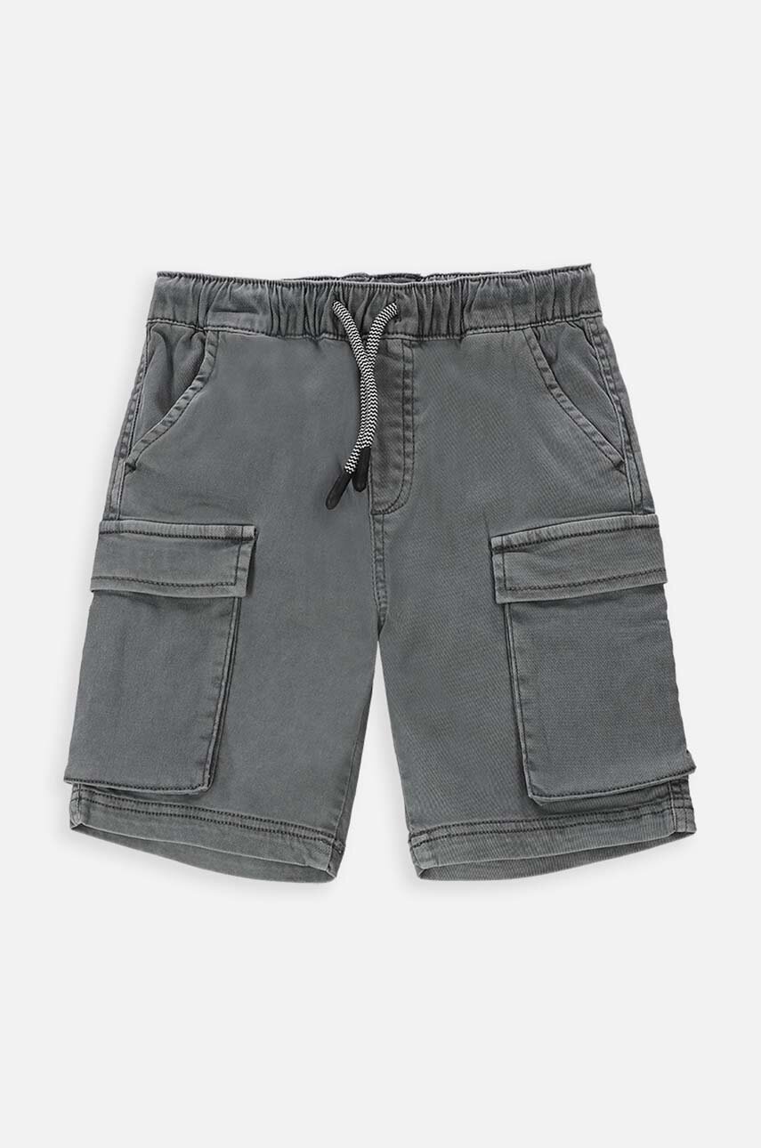 Coccodrillo pantaloni scurti copii culoarea gri