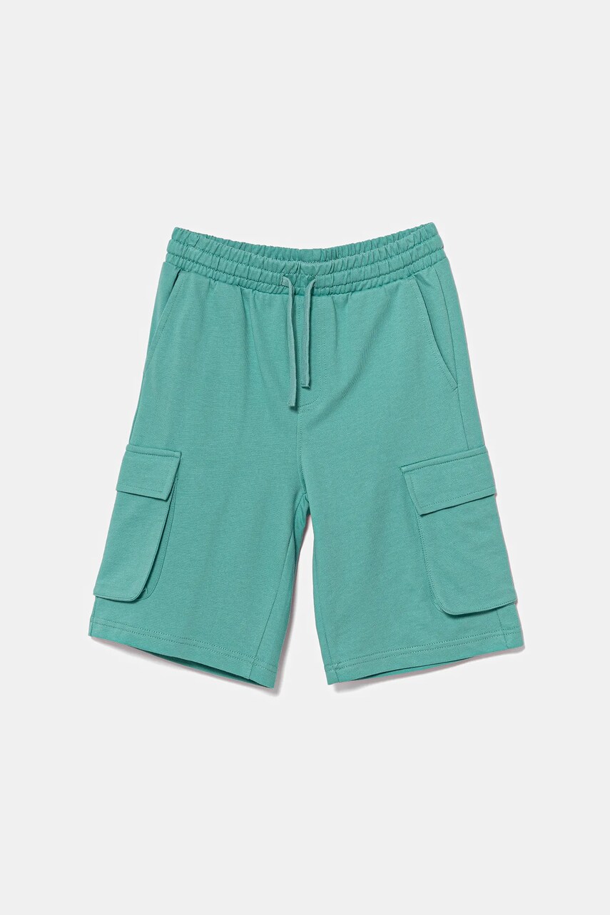 United Colors of Benetton pantaloni scurti din bumbac talie reglabila
