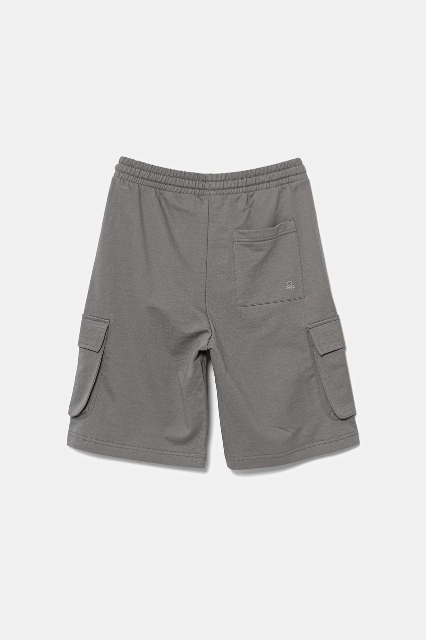 Хлопковые шорты United Colors of Benetton регулируемая талия